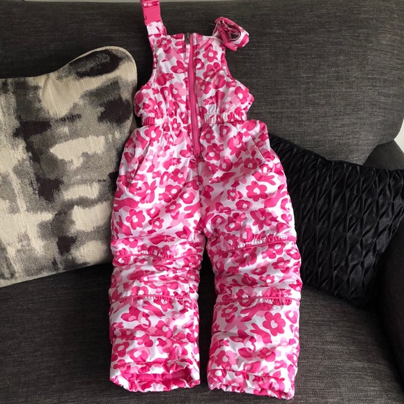 Pink Platinum Other - Pink platinum flower girls snow bib size 4 EUC!